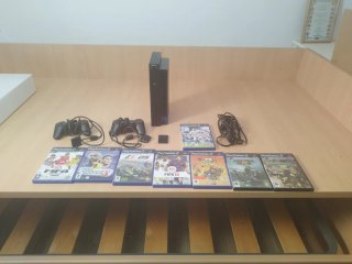 Consola PlayStation 2 Negra + Juegos y Mandos