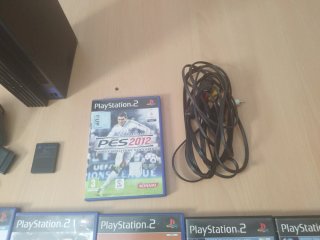 Consola PlayStation 2 Negra + Juegos y Mandos