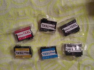 Cartuchos Tinta Impresora 16XL (Pack 6)