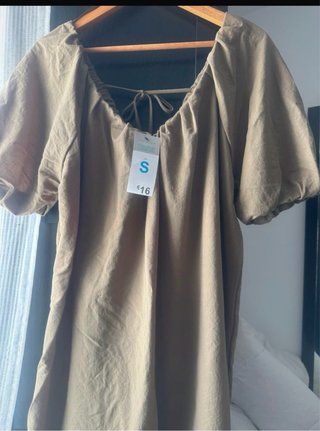 Vestido Primark S Mangas Abullonadas Nuevo