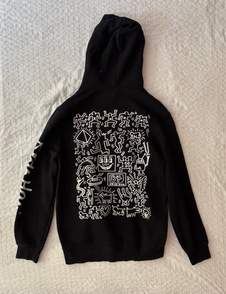 Sudadera Negra Talla S Keith Haring