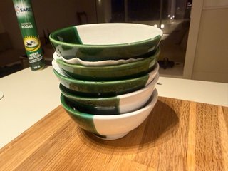 5 Cuencos Cerámica Artesanal Marrakech