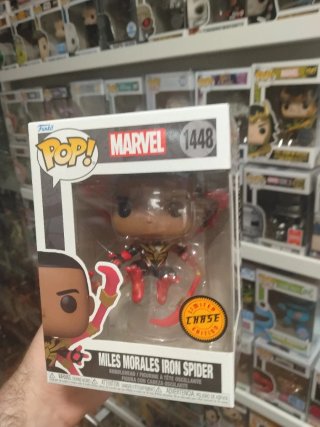 Funko Pop Marvel Miles Morales Iron Spider Chase
