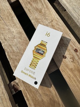 Reloj Emporio i6 Negro y Plateado
