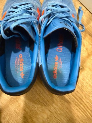 Zapatillas Adidas Gazelle Azul/naranja