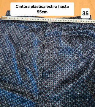 Pijama Hombre Talla L Azul y Blanco