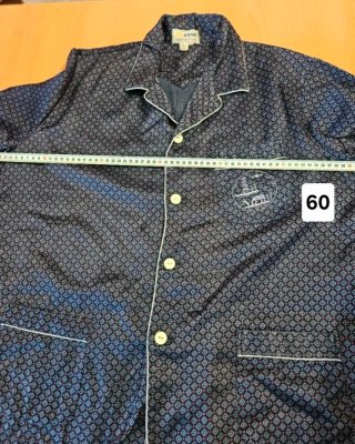 Pijama Hombre Talla L Azul y Blanco