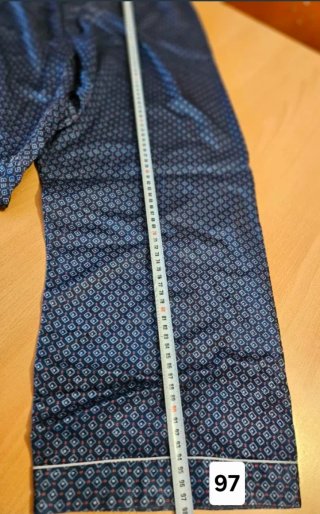 Pijama Hombre Talla L Azul y Blanco