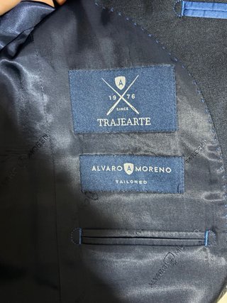 Americana Álvaro Moreno Trajearte Azul Marino