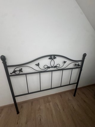 Cabecero de forja negro