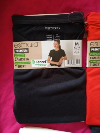 Lote 4 Camisetas Esmara Tencel Talla M