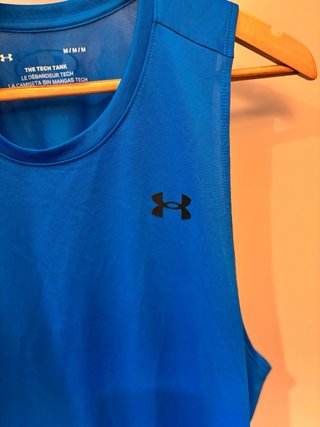 Camiseta sin mangas Under Armour Tech Azul M