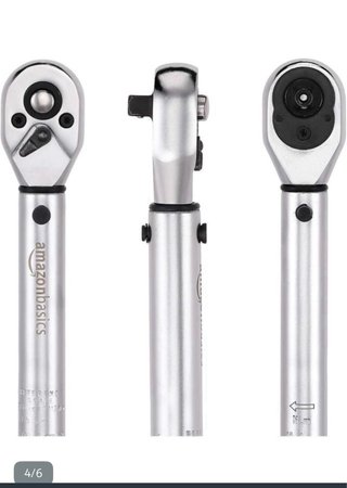 Llave dinamométrica Amazon Basics 1/4