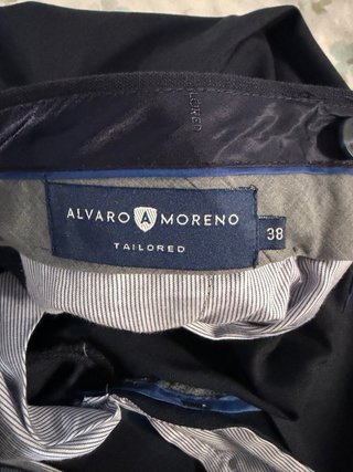 Pantalón de traje Álvaro Moreno azul T38