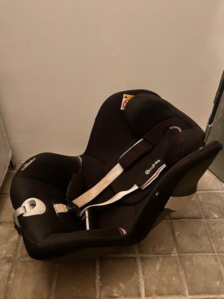Silla Coche Cybex Gold Negra con Isofix