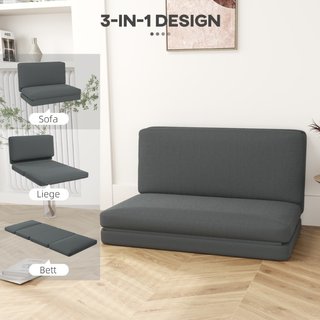 Sillón reclinable 3 en 1, colchón para invitados,
