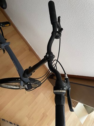 Bicicleta plegable B'TWIN gris