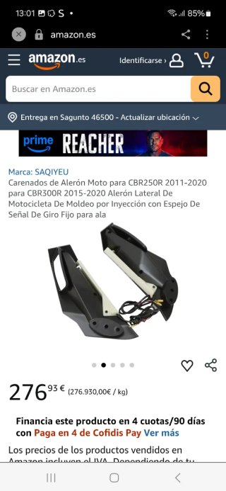 Espejos Carenado Moto CBR250R/CBR300R