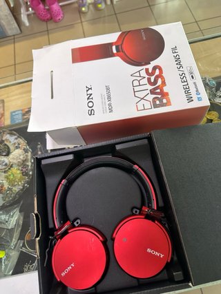 Sony MDR-XB650BT Extra Bass Rojos