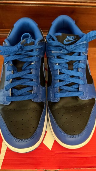 Nike Dunk Low Retro Azul y Negro Con poco uso