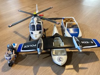 Kit 4 Vehículos Policía Playmobil