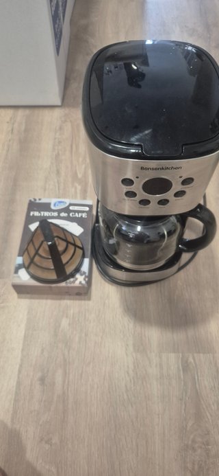 Cafetera Goteo Bonsenkitchen Programable
