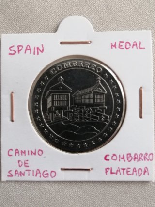 Medalla de Combarro Camino de Santiago Espiritual