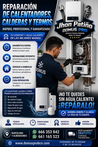 Técnico Calderas Calentadores Termos