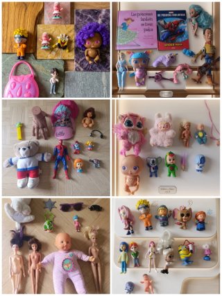 Lote Juguetes Muñecas Libros Spiderman Woody..etc
