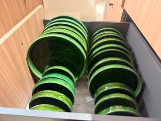 6 platos grandes de cerámica artesanal