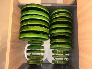 6 platos grandes de cerámica artesanal