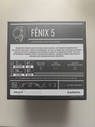 Reloj Garmin Fenix 5 Sapphire