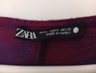 Vestido estampado ZARA Talla S