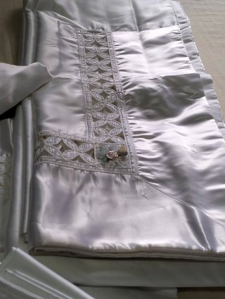 Lenzuola matrimoniali in raso
