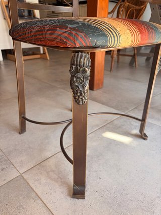4 sillas de comedor hierro forjado