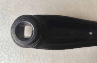 Bielas XGEAR 40T Eje Cuadradillo Negro