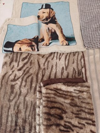 Fundas cojín 40x40 cm (beige/marrón) 2xeuro unidad