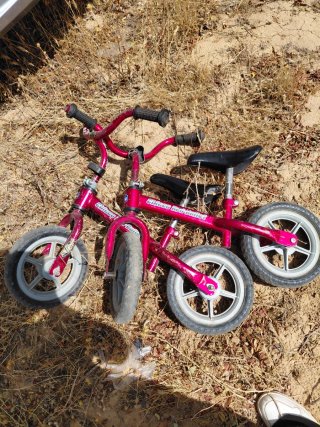 Bicicleta infantil rojo