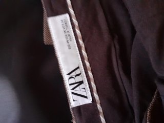 Traje Zara Marrón Hombre