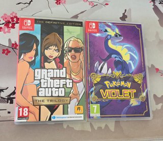 Grand Theft Auto The Trilogy y Pokémon Púrpura