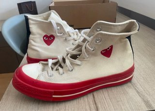 Converse All Star Blancas y Rojas
