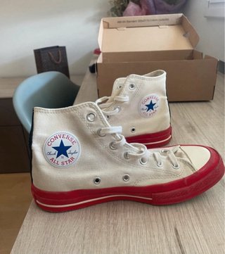 Converse All Star Blancas y Rojas
