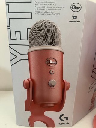 Micrófono Blue Yeti Rosa Logitech