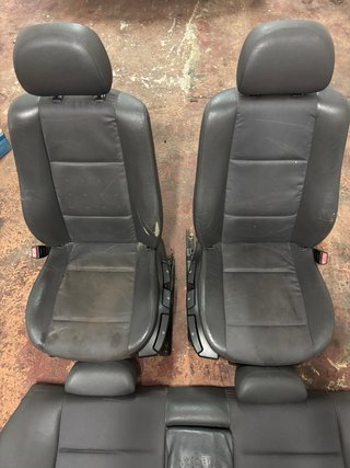 Asientos BMW e46 berlina Cuero Negro
