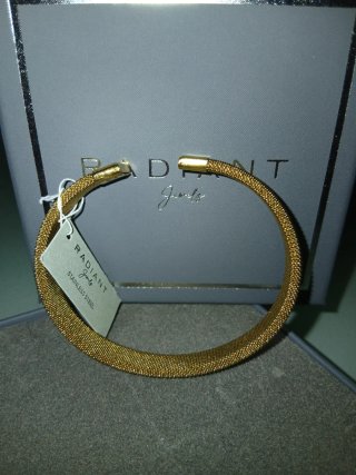 Pulsera Radiant Dorada Acero Inoxidable
