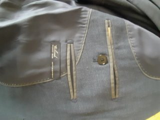Traje de hombre azul