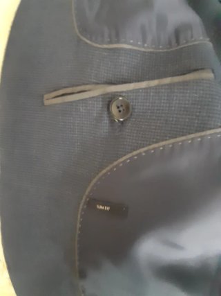 Traje de hombre azul