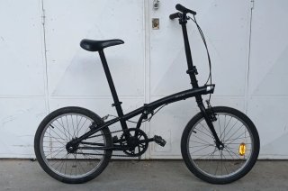 Bicicleta Paseo Plegable Negra