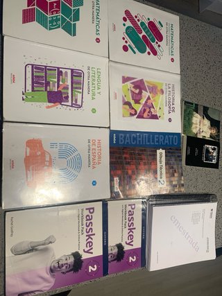 Lote Libros 2 bachillerato segundo