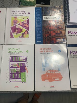 Lote Libros 2 bachillerato segundo